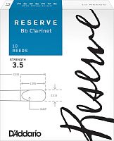 D'ADDARIO WOODWINDS DCR1035 RESERVE BB CL - 10 PACK - 3.5 , 3.5, 10